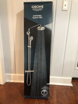 Euphoria Shower System With Thermostat, 2.5gpm, Starlight Chrome