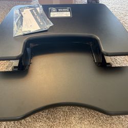 Vari VariDesk Pro Plus 30" Adjustable Height Standing Desk Converter - Black