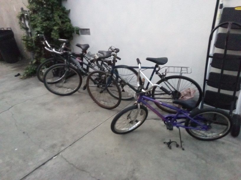 3 Vintage Bicycles