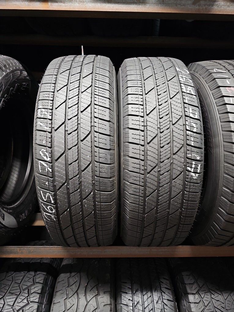 265-70-17" Bridgestone Dueler LX Used Tires