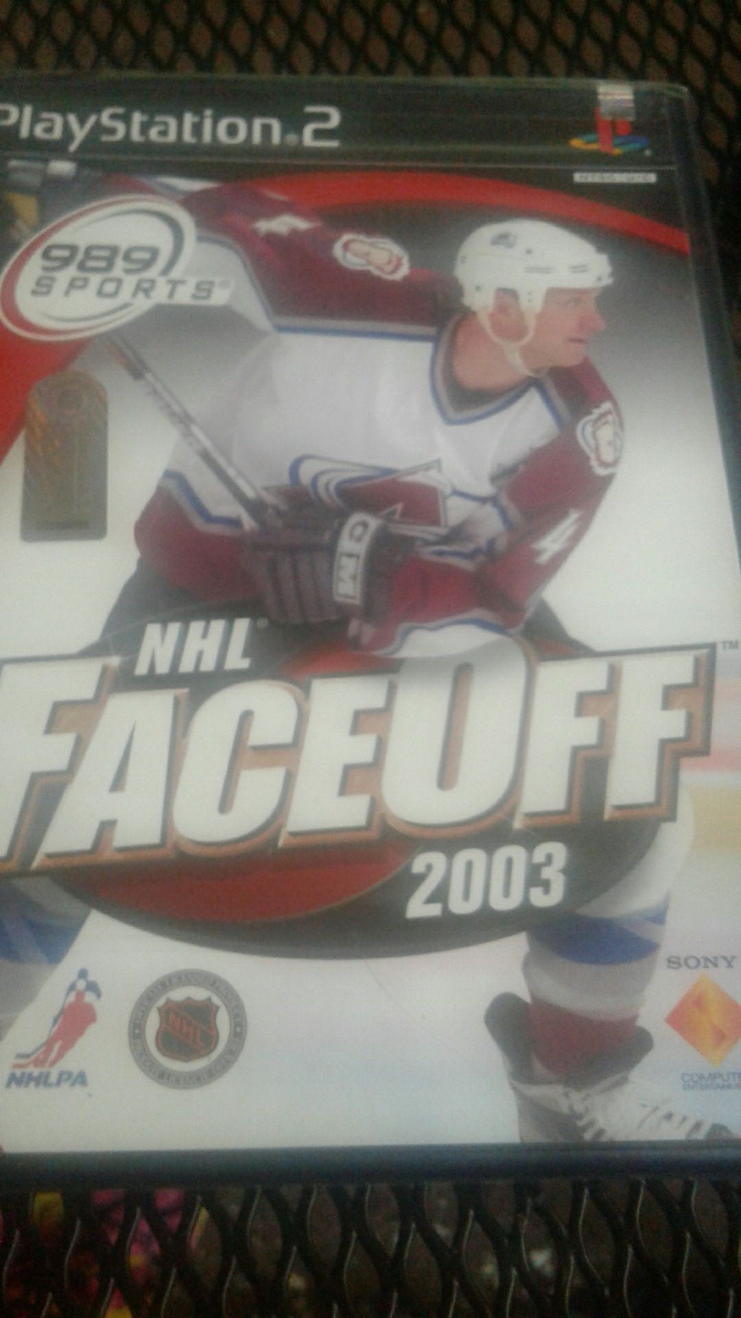 989 spots ps2 NHL Faceoff 2003