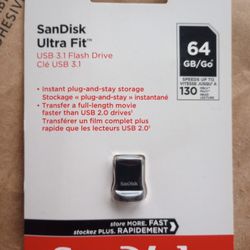 USB 3.1 Flash Drive (Ultra Fit) 64 GB