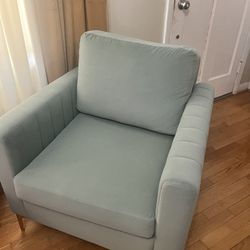 2 Mint Green Accent Chairs