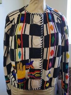 vintage michael simon cardigan sweater