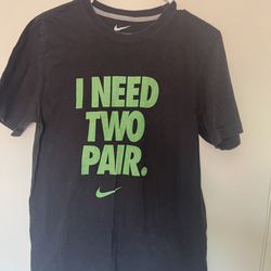 Nike black tshirt size S 