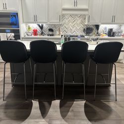 Italian Leather Barstools