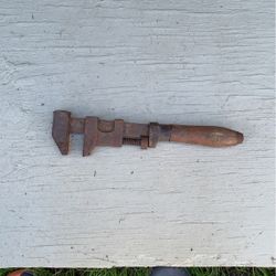 Antique pipe wrench