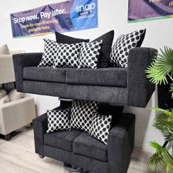 2pc Sofa And Loveseat $699 Cash Price 