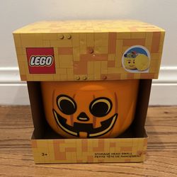LEGO Pumpkin Storage Head Small Brand New