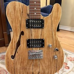 IYV Spalted Maple Thinline Telecaster - Like New