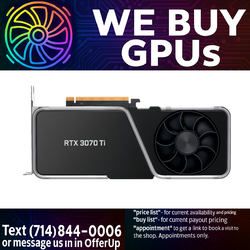 NVIDIA GeForce RTX 3070 Ti Founders Edition - Professionally Refurbished - 3 Month Warranty - Local Business - Fixed Price