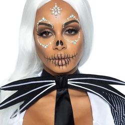 Skeleton Rhinestone Stick-On Jewels