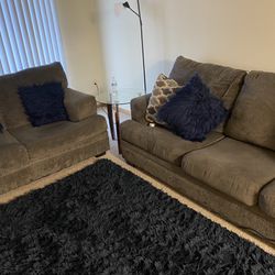 Couch Set dark Grey