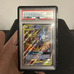 Psa 10 Glass Birds / Moltres Zapdos Articuno Tag Team Pokemon Card 