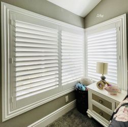 Basswood Shutters- Window Coverings / Persianas de Madera