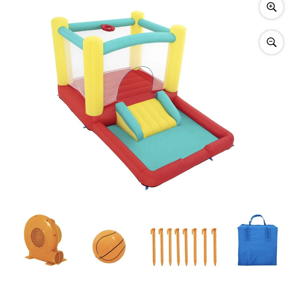 PlayDay Jump 'N Away Inflatable Bounce House - NEW