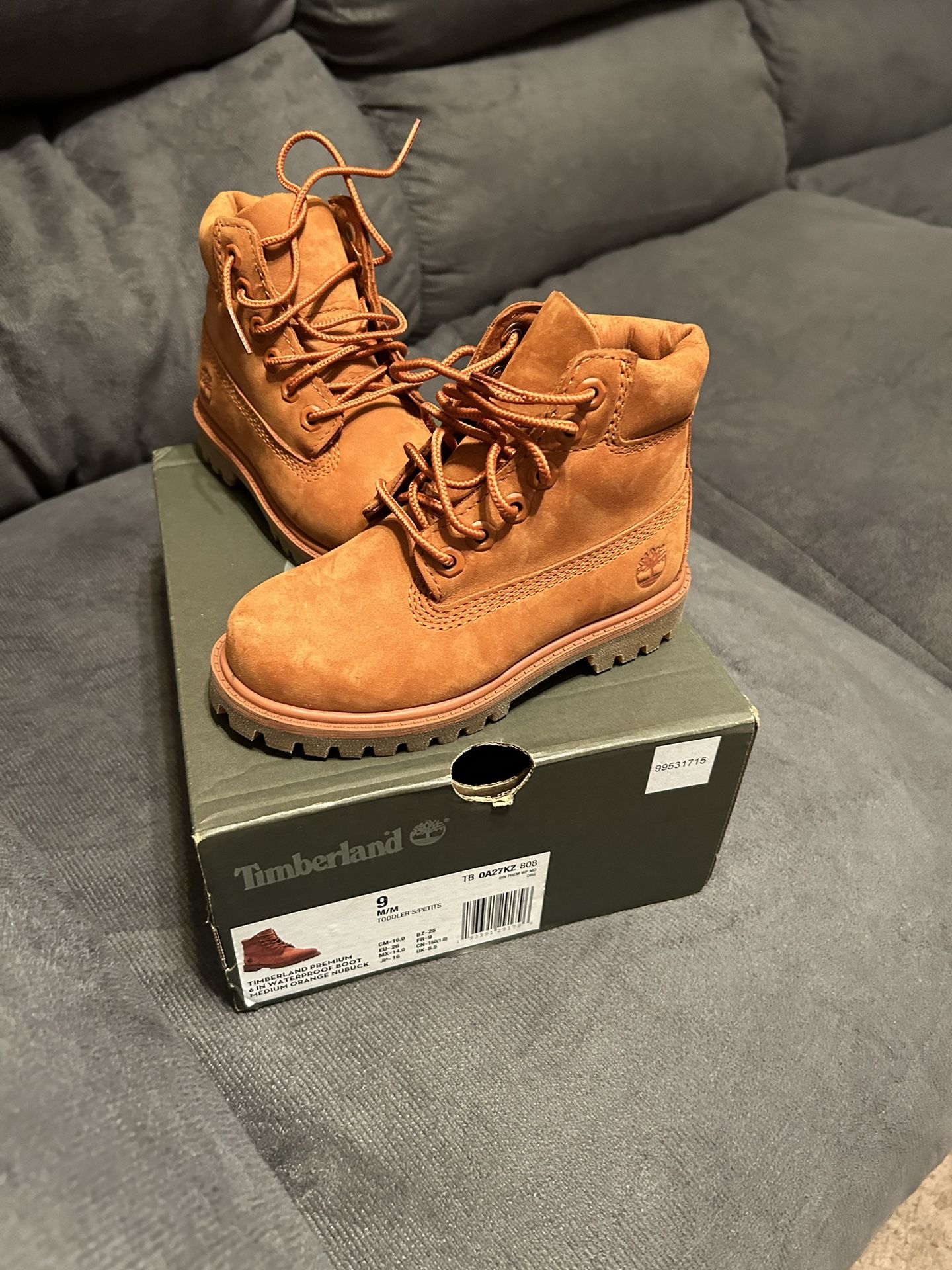 Timberland 6" Premium Waterproof Boots For Toddlers BRAND NEW NEVER WORN