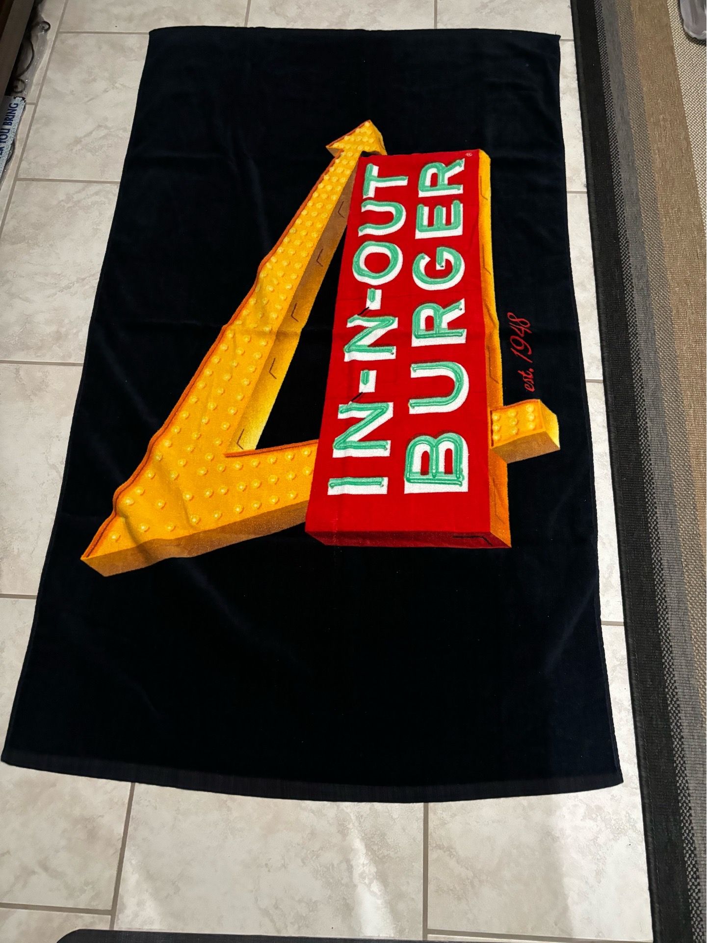In n Out Beach Towel New