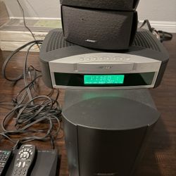 Bose 321 System With Sony Blu Ray Player 