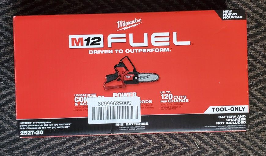 NEW IN BOX Milwaukee Tool w/ M12 FUEL HATCHET Combo Kit