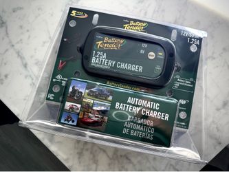 Battery Tender Plus by Deltran 6V/12V 1.25 AMP Battery Charger & Maintainer – Brand New Sealed