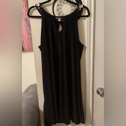 Plus Size Dress Barn sleeveless dress midi size 16 pre-owned 