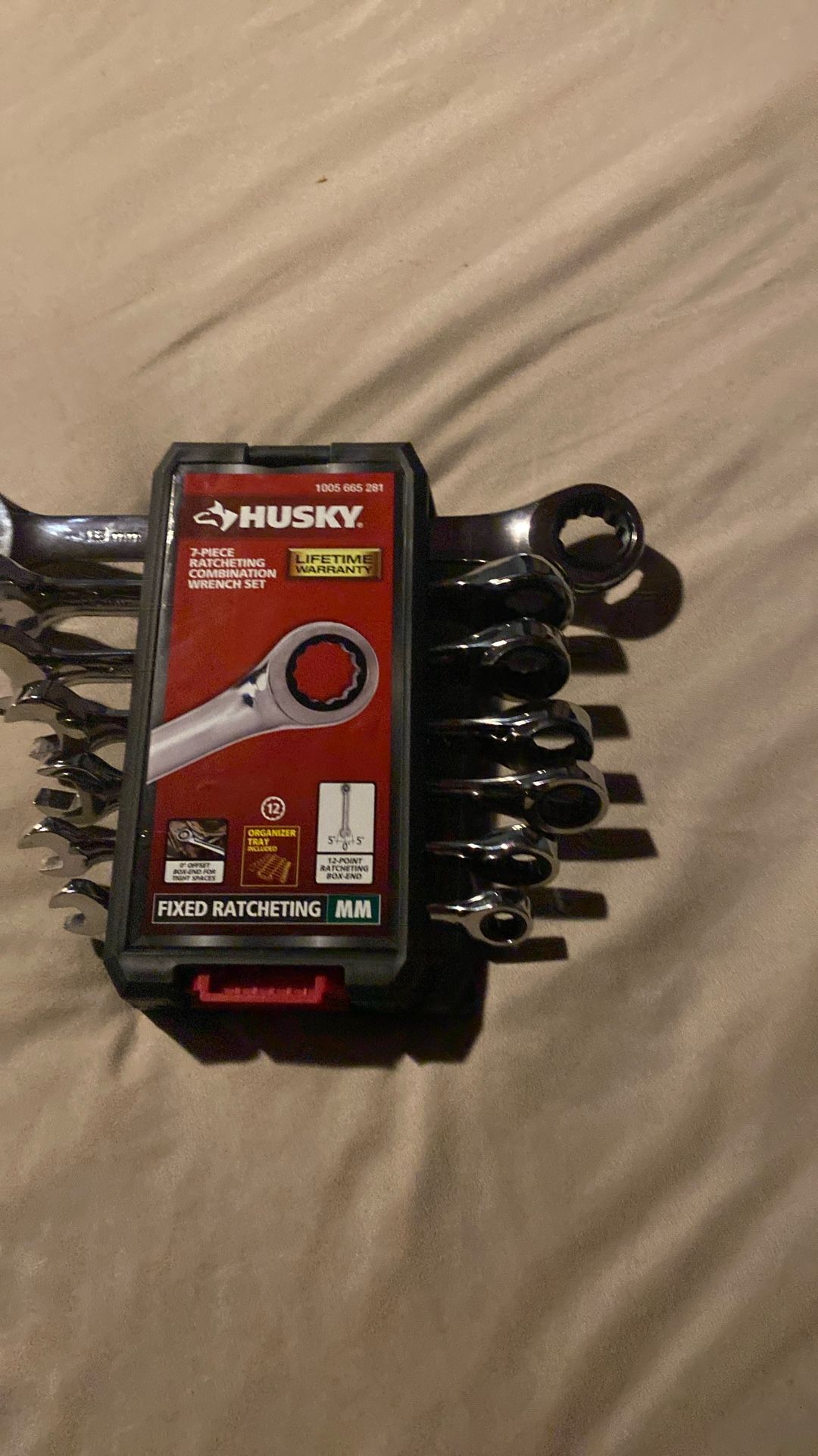 7 Piece Ratchetingcombinationwrench Set