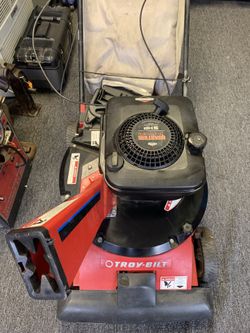 Troybilt vacuum shredder chipper lawnmower 47291