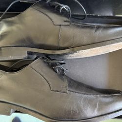 Hugo Boss Men's Maxero Derby Black Leather Dress Shoes Size 8.5
