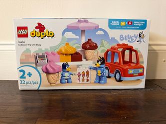 LEGO DUPLO Ice Cream Trip with Bluey Complete Set 22 Pieces (10458)