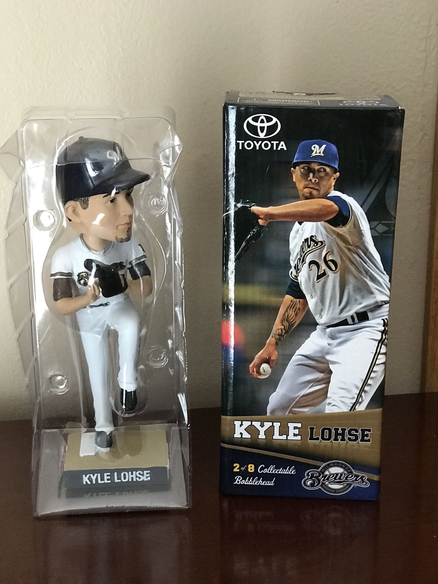 Kyle Lohse Bobblehead 2013 Toyota Milwaukee Brewers New In Box