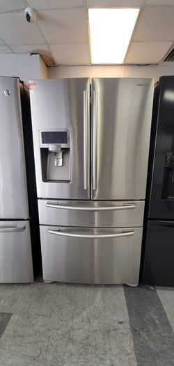 Samsung 4‑Door French Door Fridge – Water & Ice, Stainless