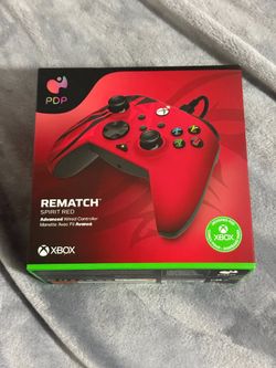 PDP XBOX Rematch Wired Controller Spirit Red ~ Brand New!