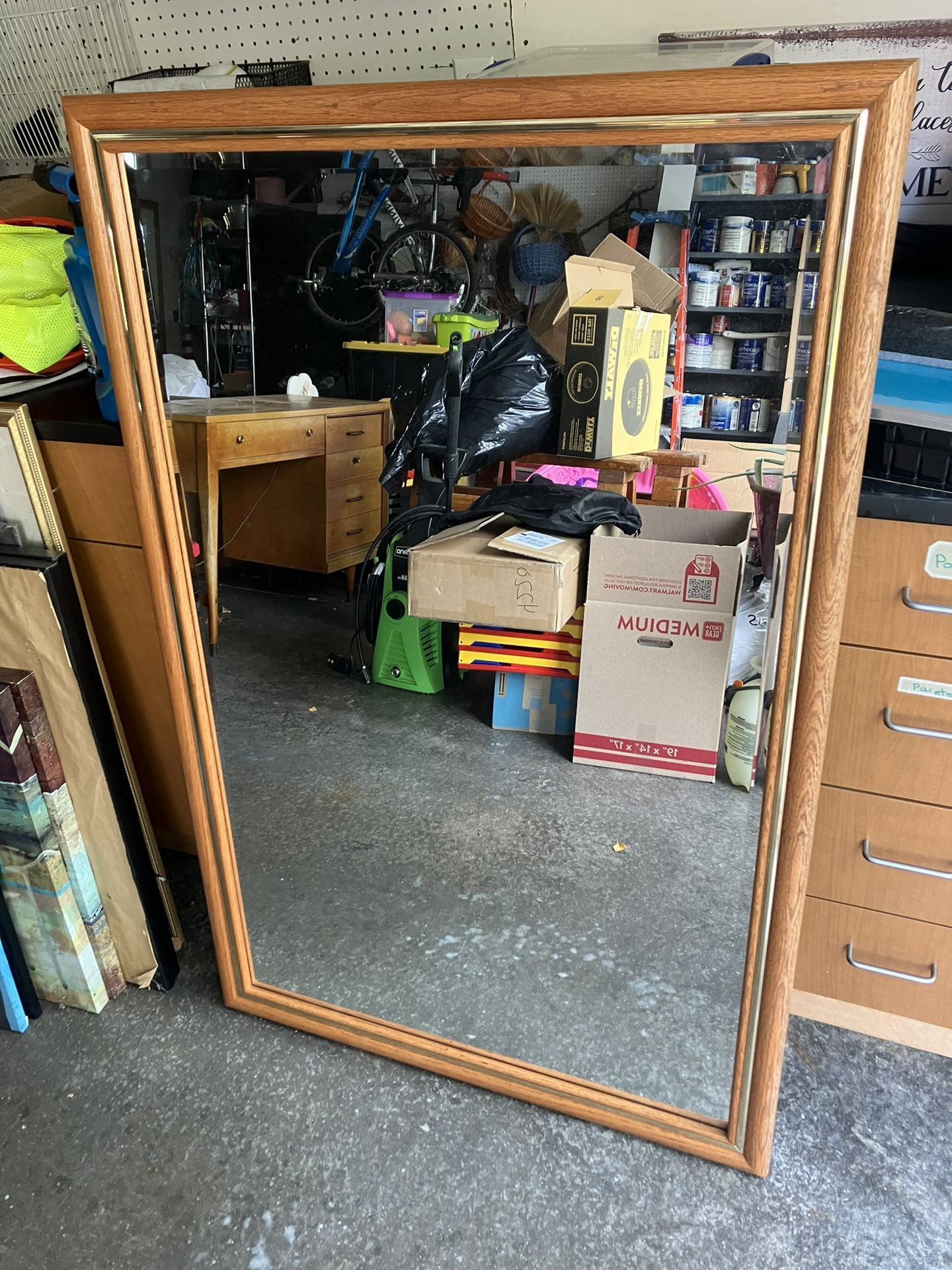 Wood Framed Mirror