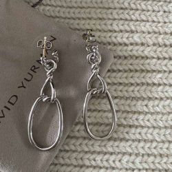 David Yurnan Sterling Silver Pendant Earrings