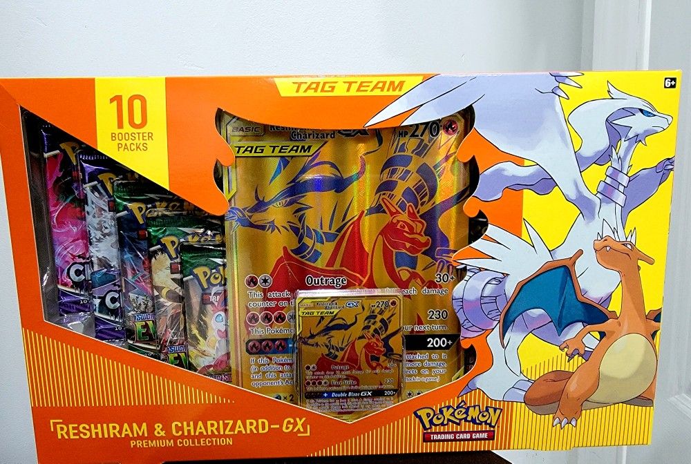 Pokemon Reshiram & Charizard GX Premium Collection