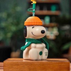 Starbucks x Snoopy Collaboration Glass Cup