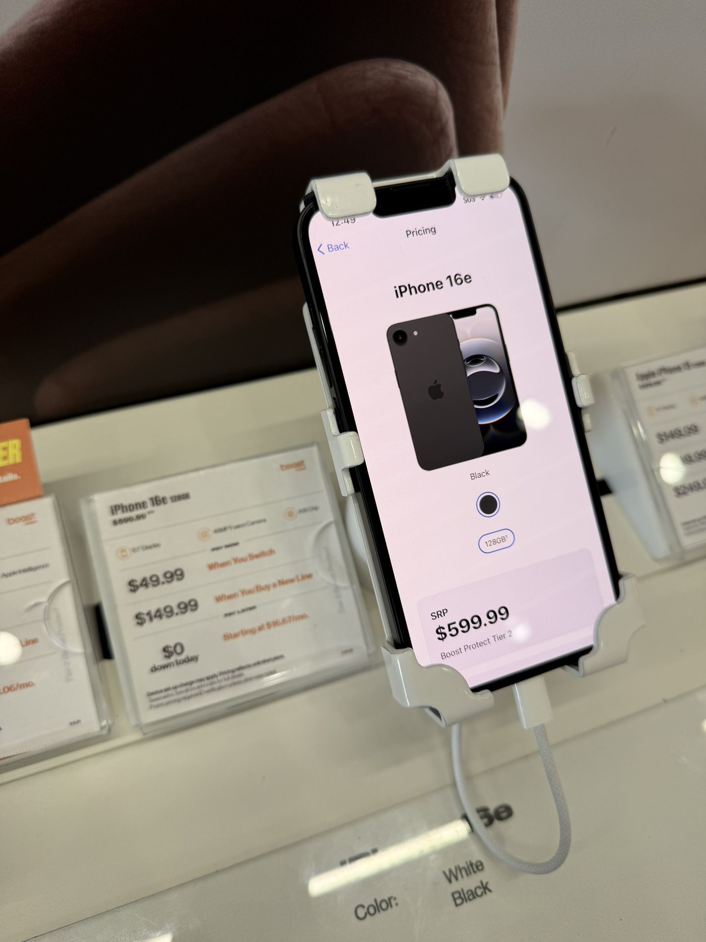 iPhone 16e - $49.99 when you switch to Boost Mobile