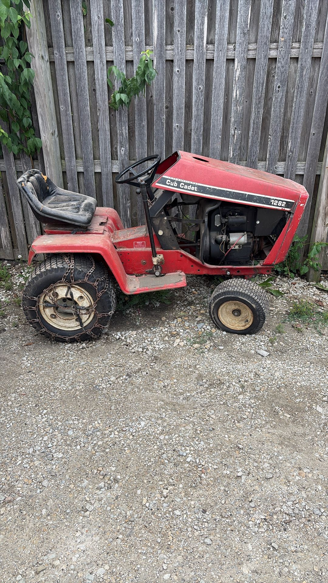 1282 Cub Cadet Tractor For Parts