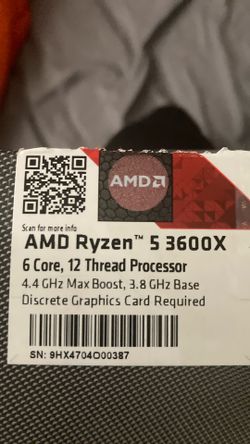 ryzen 5 3600X gaming cpu