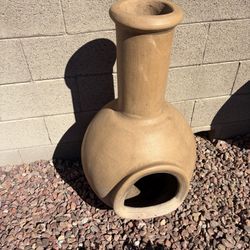 Clay Chiminea