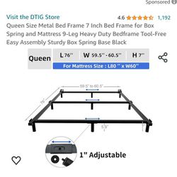 (6575-5) Queen--Metal Bed Frame 