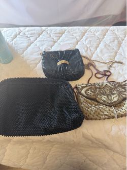Vintage Beaded Evening Purse Lot Formal Clutches