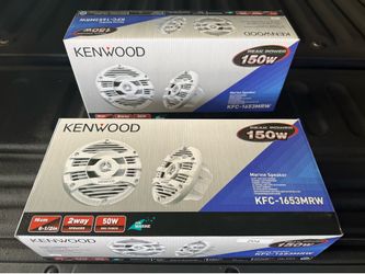 Kenwood Kfc 1653 Mrw Marine Speakers $80 Per Pair