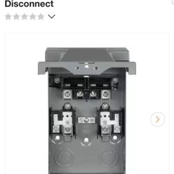 60 Amp Fusible Outdoor AC Disconnect
