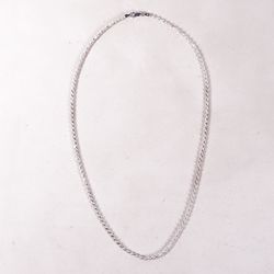 22" Savlano 925 Sterling Silver Braided Chain Necklace Choker Jewelry Italy New