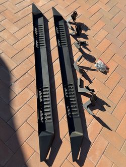 Barricade Steel Black Running Boards