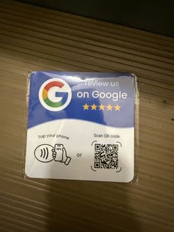 GOOGLE NFC REVIEW CARD