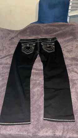 Size 38 True Religion Big T Stitch Ricky Jeans