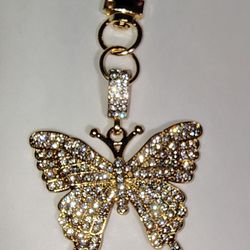 Big Beautiful Blingy Butterfly Keychain 